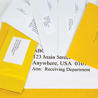 mailings labels